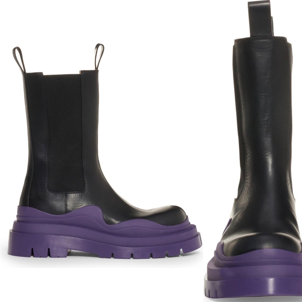 BOTTEGA VENETA TIRE BOOTS CALF